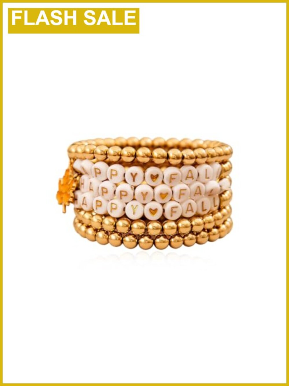 Thanksgiving Beaded Stretch Bracelet Set Pumpkin Turkey Maple Leaf Stackable